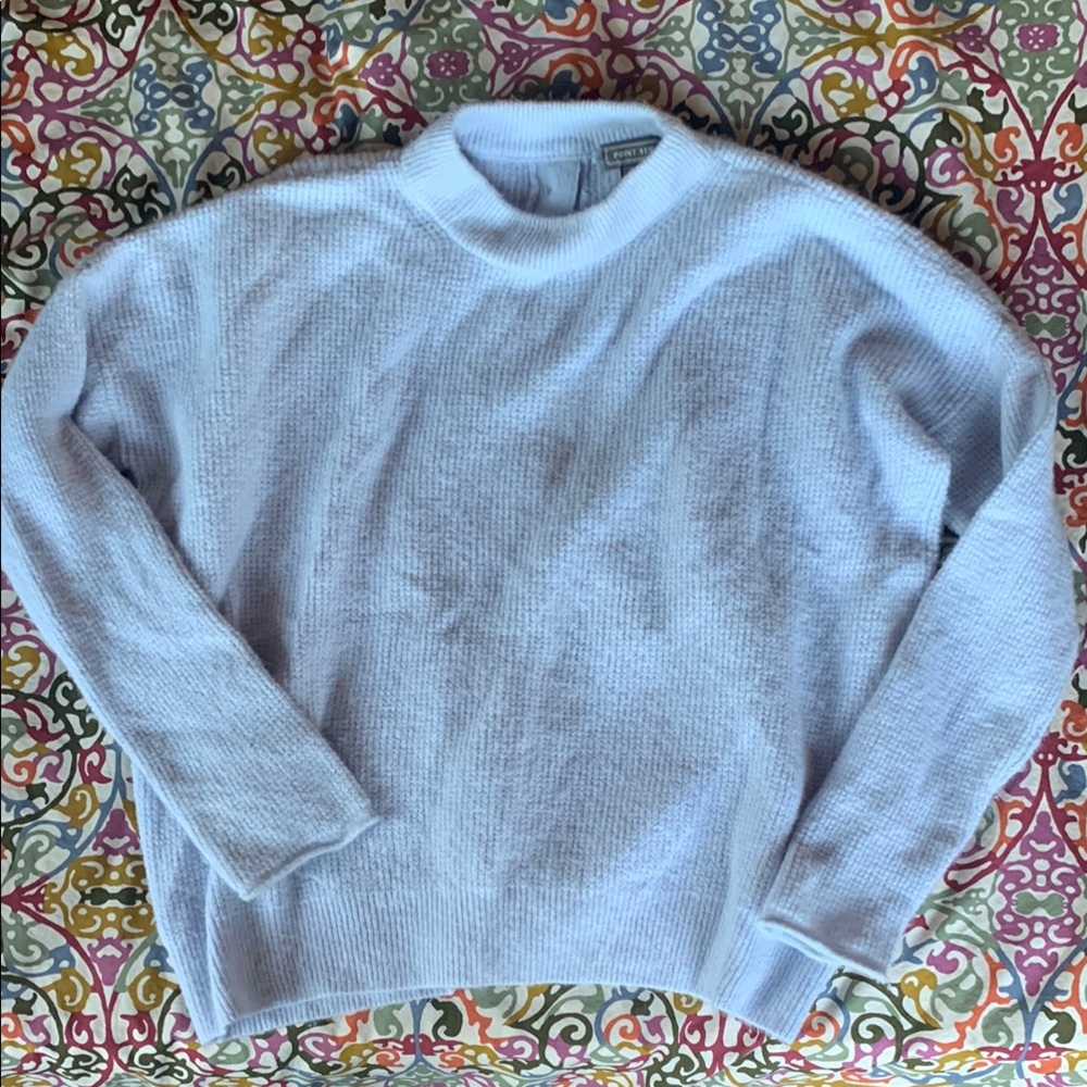 Point Sur Merino/Alpaca Button-back Sweater